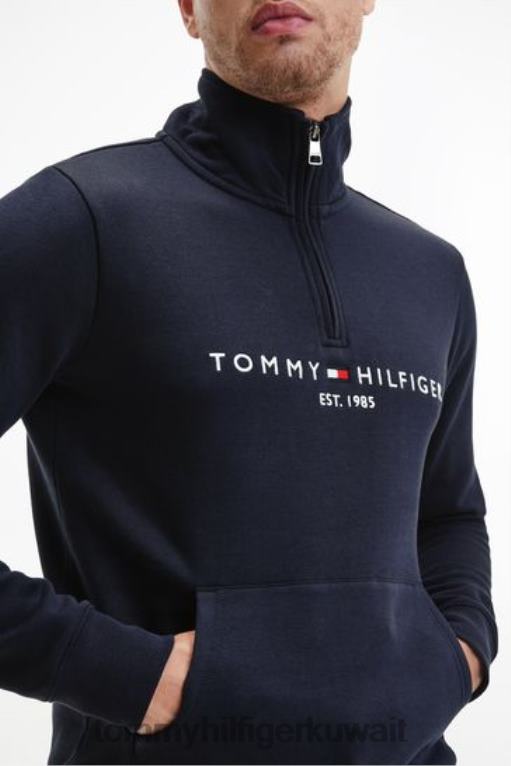 أزرق Tommy Hilfiger سترة شعار 446443449
