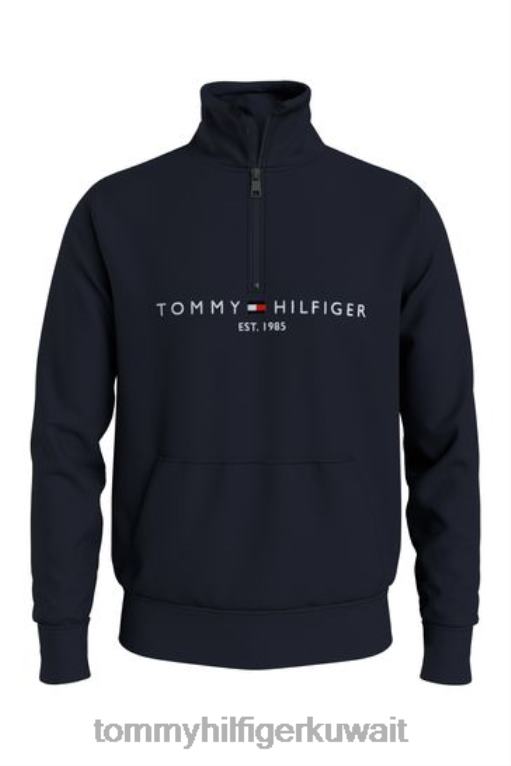 أزرق Tommy Hilfiger سترة شعار 446443449