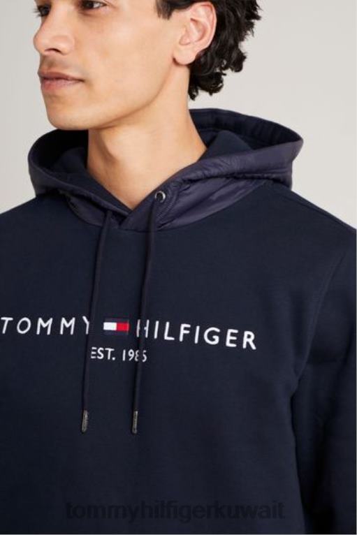 أزرق Tommy Hilfiger مزيج وسائل الإعلام هوديي 446443462