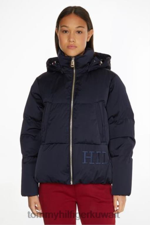 أزرق Tommy Hilfiger سترة من الساتان 446443466