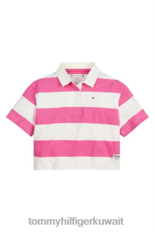 لون القرنفل Tommy Hilfiger قميص الرجبي 446443469