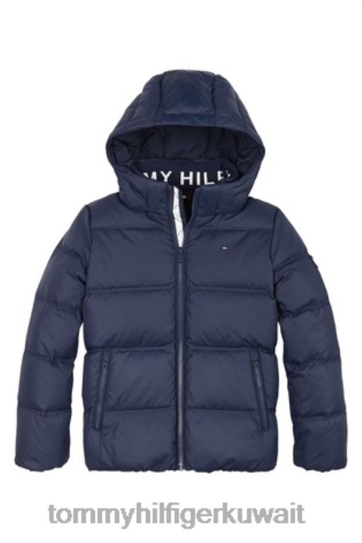 أزرق Tommy Hilfiger سترة أسفل الأساسية 446443472