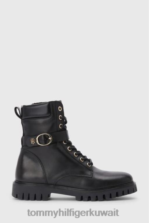 أسود Tommy Hilfiger أحذية برباط بإبزيم 446443479