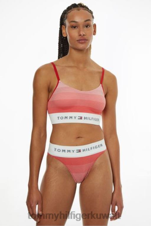 أحمر Tommy Hilfiger ملخصات بيكيني سلسة 446443505