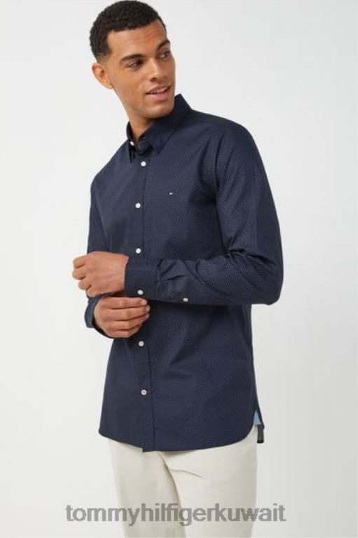 أزرق Tommy Hilfiger قميص بطبعة نقاط 446443521