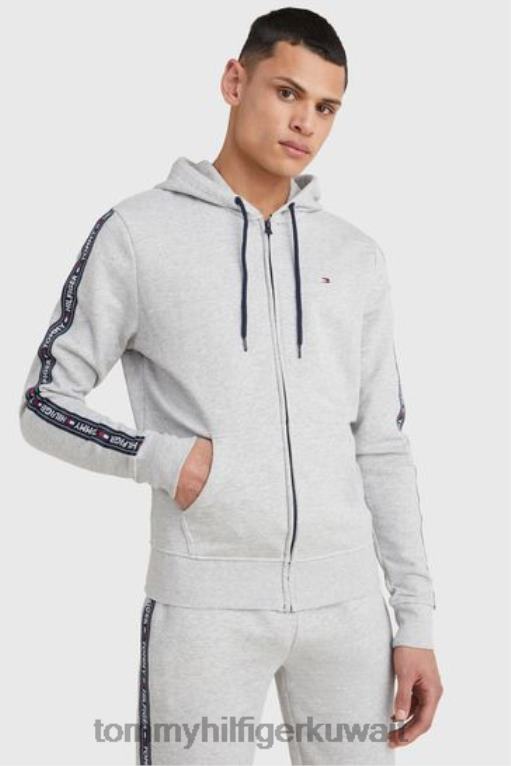 رمادي Tommy Hilfiger هوديي أصيلة 446443530