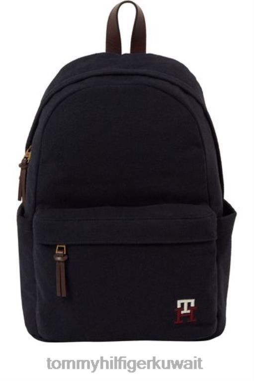 أزرق Tommy Hilfiger حقيبة الظهر الإعدادية 446443546