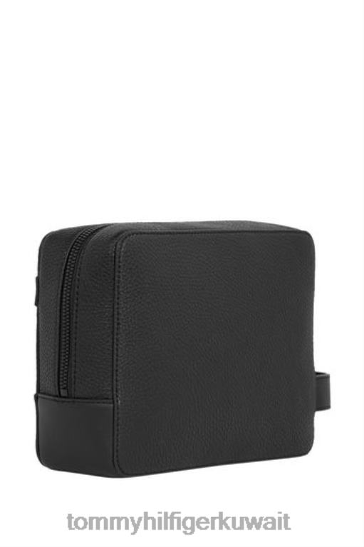 أسود Tommy Hilfiger حقيبة غسيل مركزية 446443579