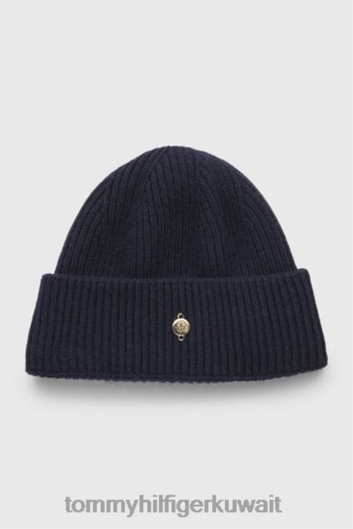 أزرق Tommy Hilfiger قبعة مرتفعة 446443581