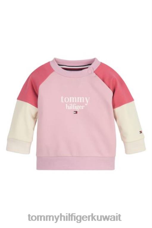 لون القرنفل Tommy Hilfiger البلوز كتلة اللون الطفل 446443597