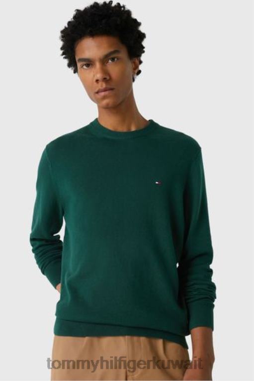 أخضر Tommy Hilfiger سترة من قطن بيما الكشمير 446443648