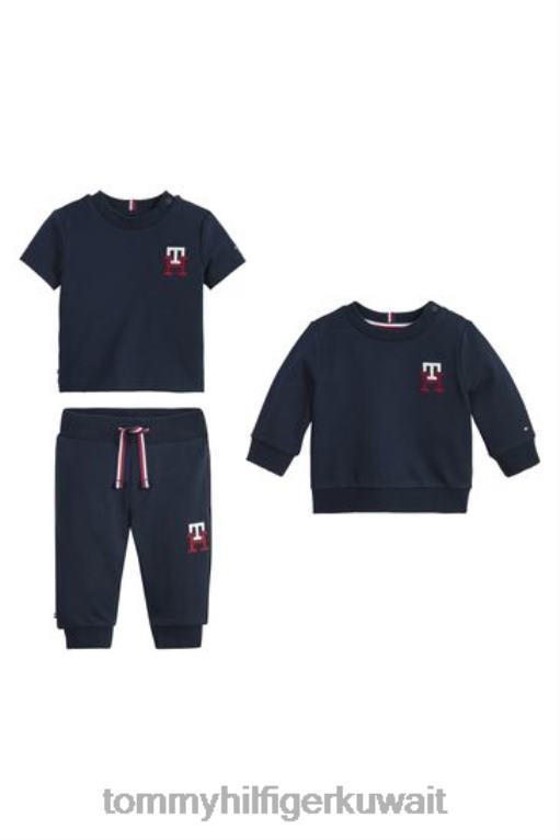 أزرق Tommy Hilfiger حزمة هدايا مونوغرام للأطفال 446443654