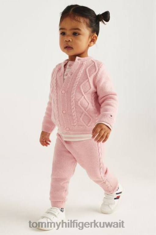 لون القرنفل Tommy Hilfiger مجموعة هدايا منسوجة بكابل للأطفال 446443664