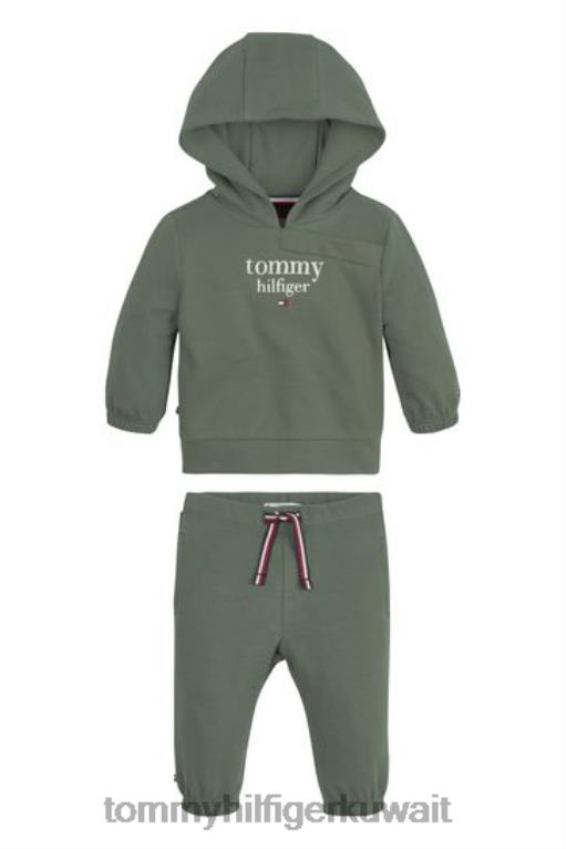 أخضر Tommy Hilfiger مجموعة الركض برسومات الأطفال 446443666