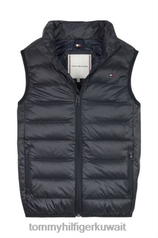 أزرق Tommy Hilfiger جيليه أساسي خفيف الوزن 446443669