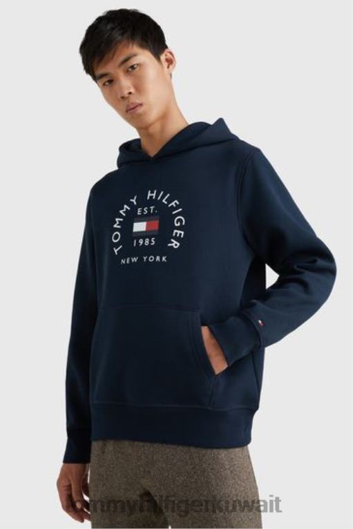 أزرق Tommy Hilfiger هوديي أرشيف العلم 446443674