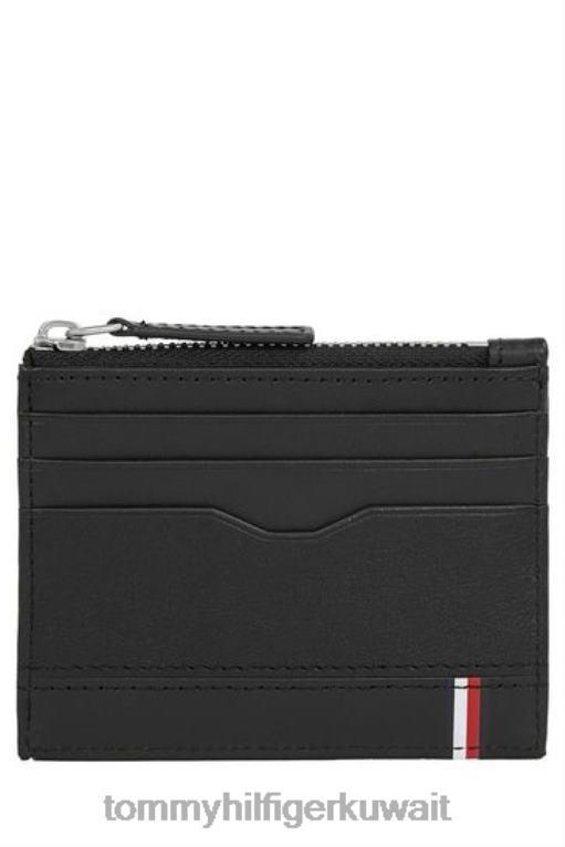 أسود Tommy Hilfiger حامل البطاقة المركزية 446443687