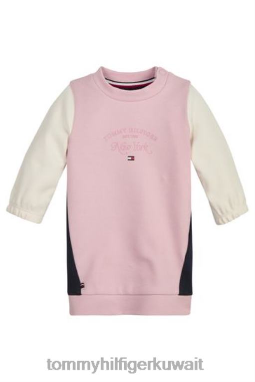 لون القرنفل Tommy Hilfiger فستان طفل ملون 446443692
