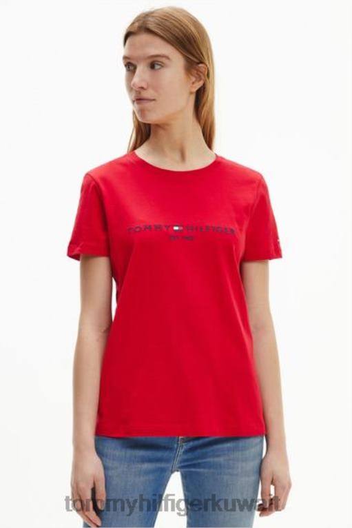 أحمر Tommy Hilfiger تي شيرت عادي 446443698