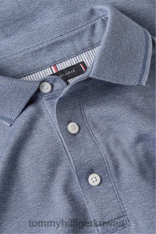 أزرق Tommy Hilfiger قميص بولو مولين سليم 446443722