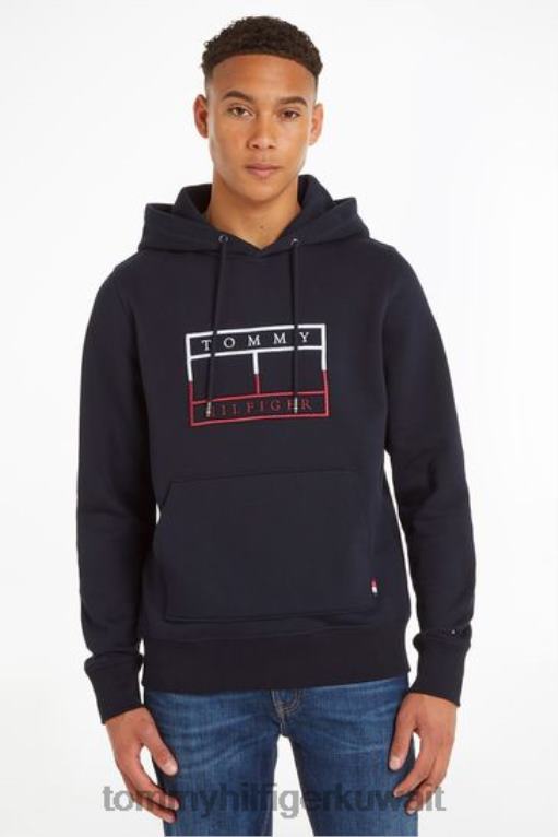 أزرق Tommy Hilfiger هوديي العلم 446443733