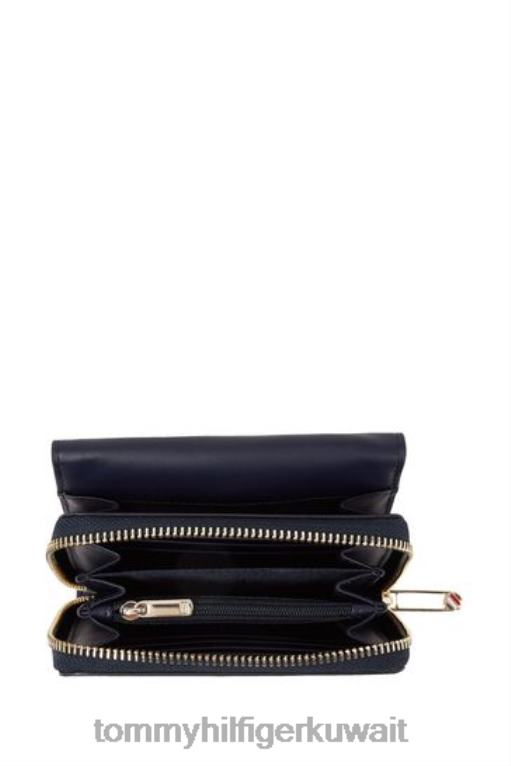 أزرق Tommy Hilfiger محفظة مونوغرام مميزة 446443736