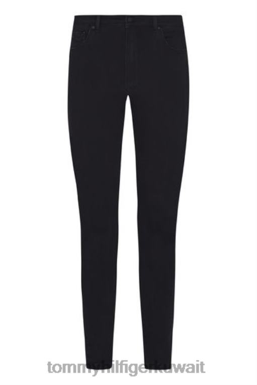 أسود Tommy Hilfiger جينز دينم سكيني هارلم للنساء 446443741