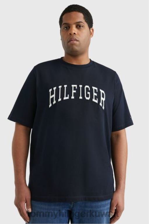 أزرق Tommy Hilfiger تي شيرت أرشيف كبير وطويل القامة 446443754