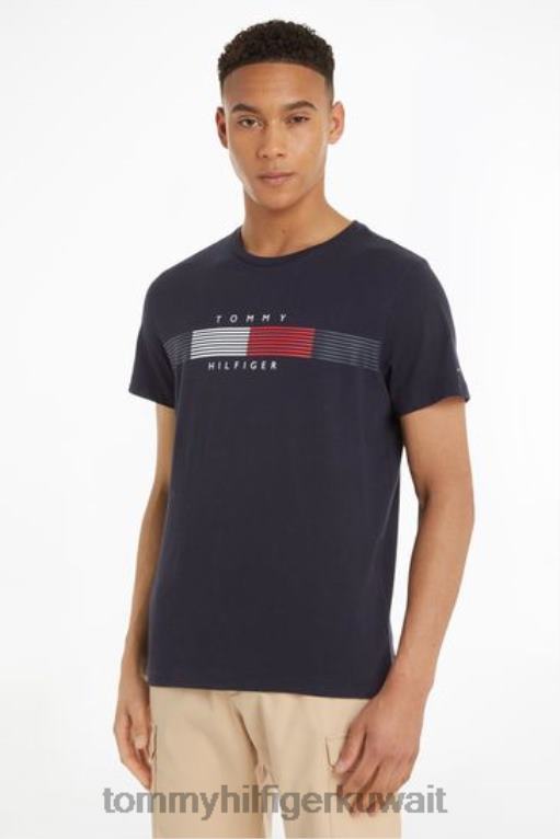 أزرق Tommy Hilfiger تي شيرت جرافيك 446443760