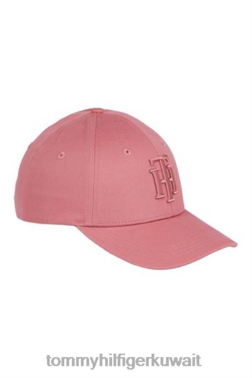 لون القرنفل Tommy Hilfiger الخطوط العريضة قبعة بيسبول 446443764