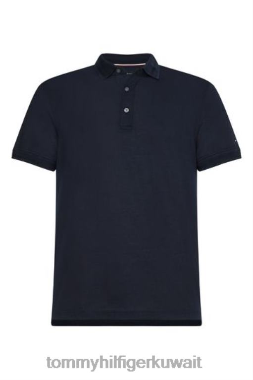 أزرق Tommy Hilfiger قميص بولو سليم أساسي 446443793