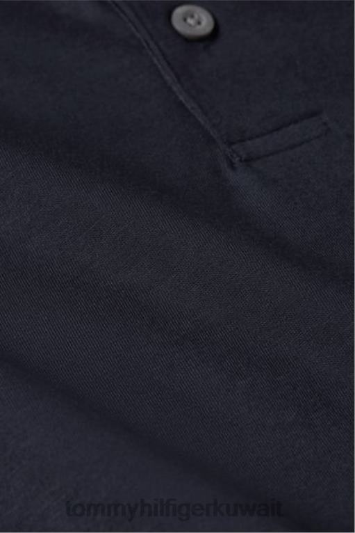 أزرق Tommy Hilfiger قميص بولو سليم أساسي 446443793