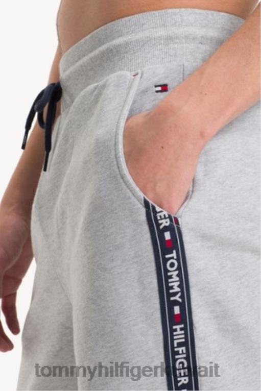 رمادي Tommy Hilfiger عرق أصيل قصير 446443806