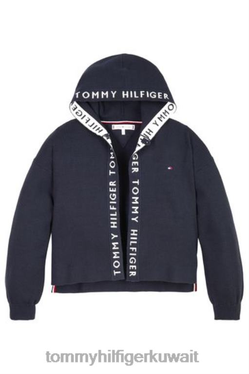 أزرق Tommy Hilfiger سترة مضلعة 446443810