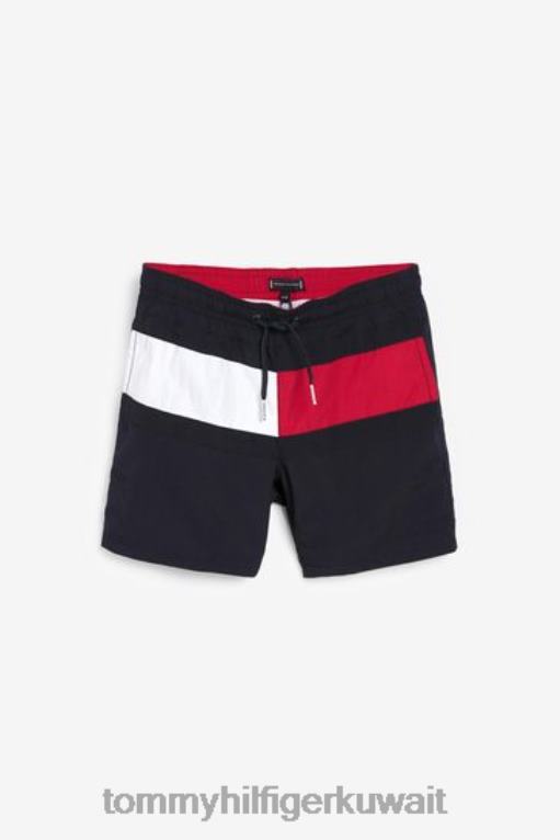 القوات البحرية Tommy Hilfiger شورت السباحة الأزرق 446443815
