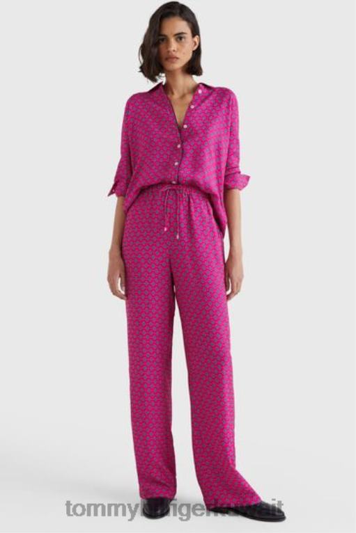 لون القرنفل Tommy Hilfiger قميص فولارد فلور 446443816