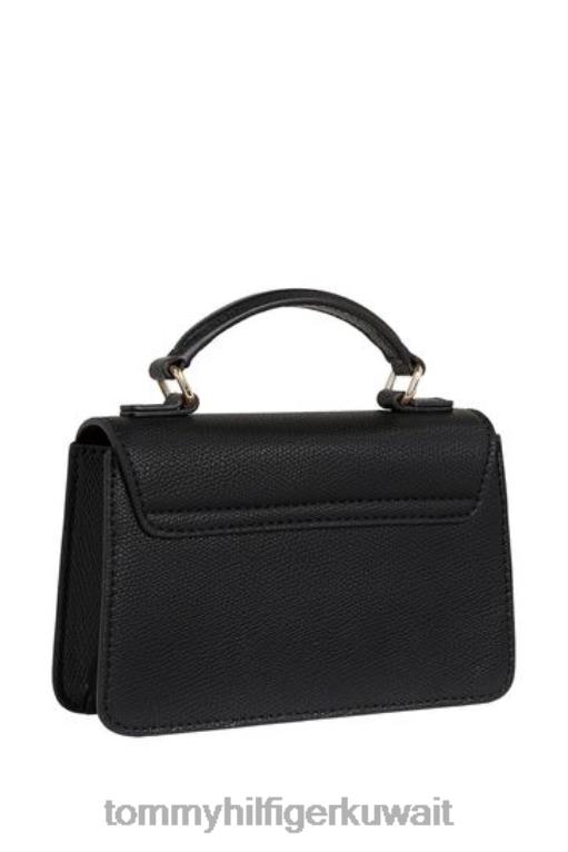 أسود Tommy Hilfiger حقيبة كروس صغيرة مخططة 446443817
