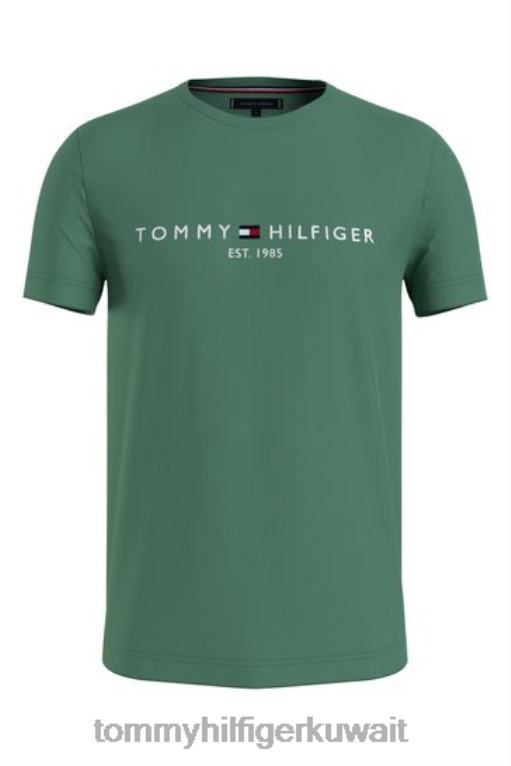 أخضر Tommy Hilfiger شعار تي شيرت 446443819