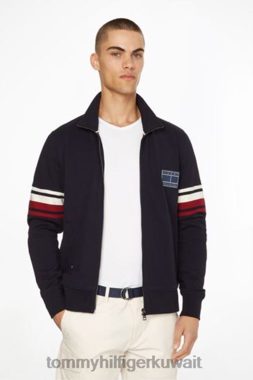 أزرق Tommy Hilfiger هوديي مخطط 446443821