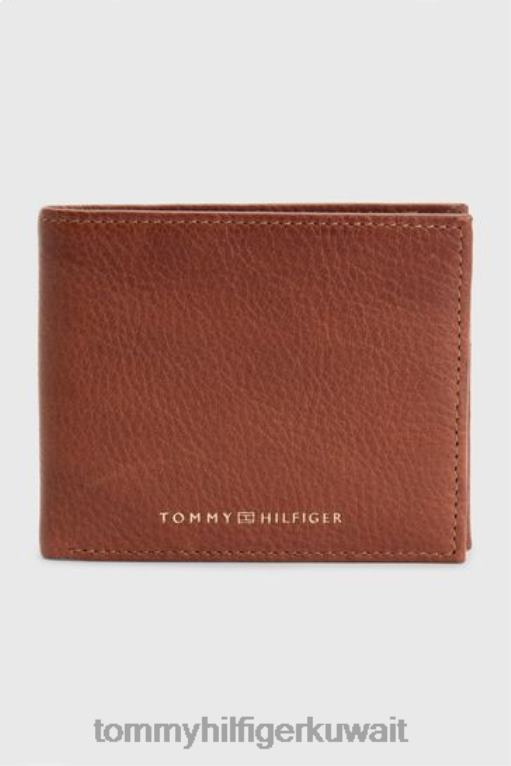 بني Tommy Hilfiger محفظة جلدية فاخرة صغيرة 446443826