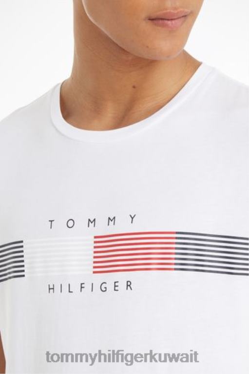 أبيض Tommy Hilfiger تي شيرت جرافيك 446443828