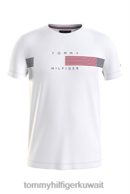 أبيض Tommy Hilfiger تي شيرت جرافيك 446443828