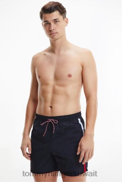 أزرق Tommy Hilfiger شورت السباحة سماء الصحراء 446443831