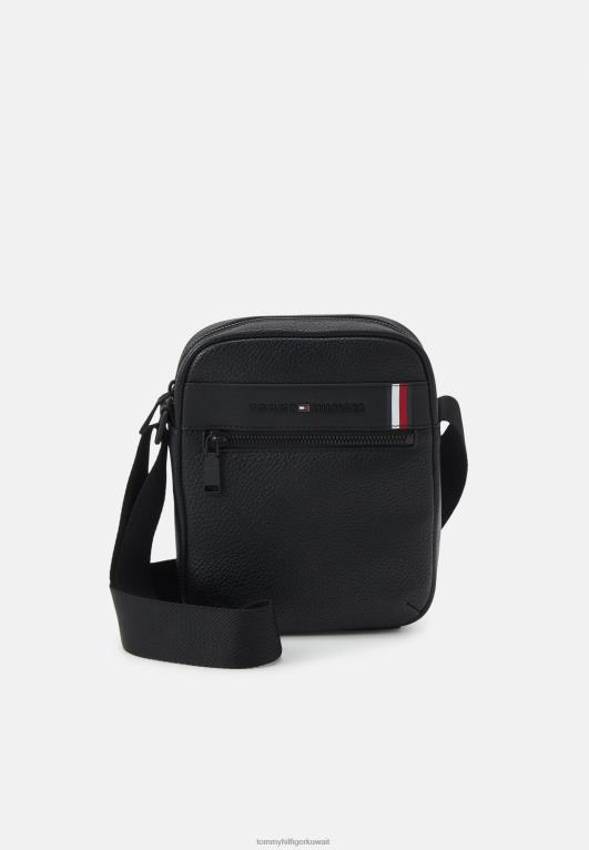 أسود Tommy Hilfiger مراسل مركزي صغير للجنسين عبر حقيبة الجسم 446443861