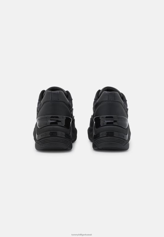 أسود Tommy Hilfiger المدربين مكتنزة 446443865
