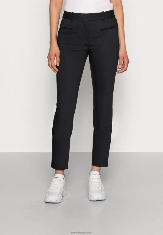 الماجستير الأسود Tommy Hilfiger السراويل التراثية ذات المقاس النحيف 446443922