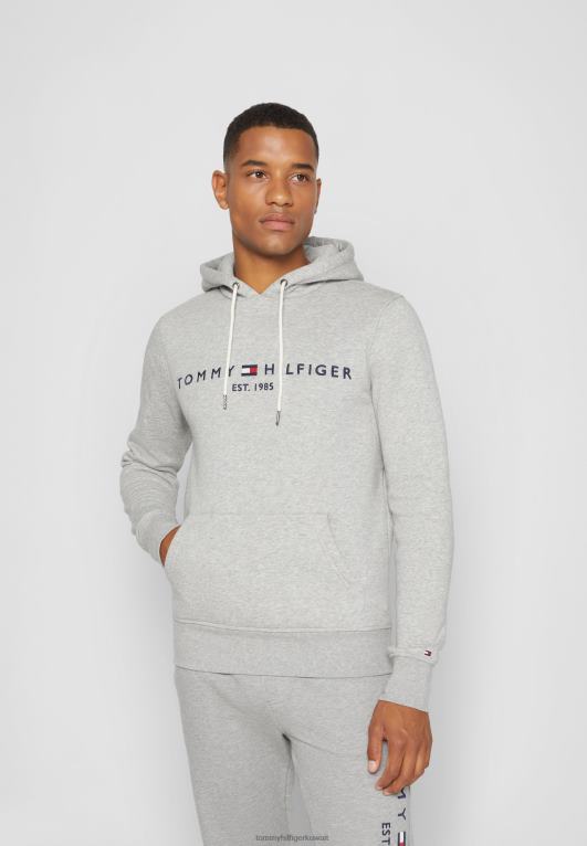 رمادي Tommy Hilfiger هوديي بشعار الماركة 446443927