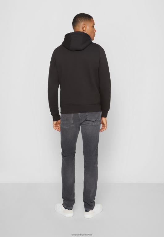 أسود Tommy Hilfiger هوديي بشعار الماركة 446443929