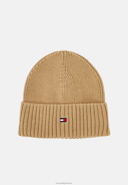 اللون البيج Tommy Hilfiger قبعة صغيرة ذات علم للجنسين 446443934