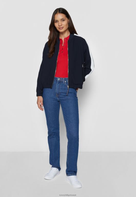 التفاح الأحمر Tommy Hilfiger قميص بولو تراثي بأكمام قصيرة 446443943